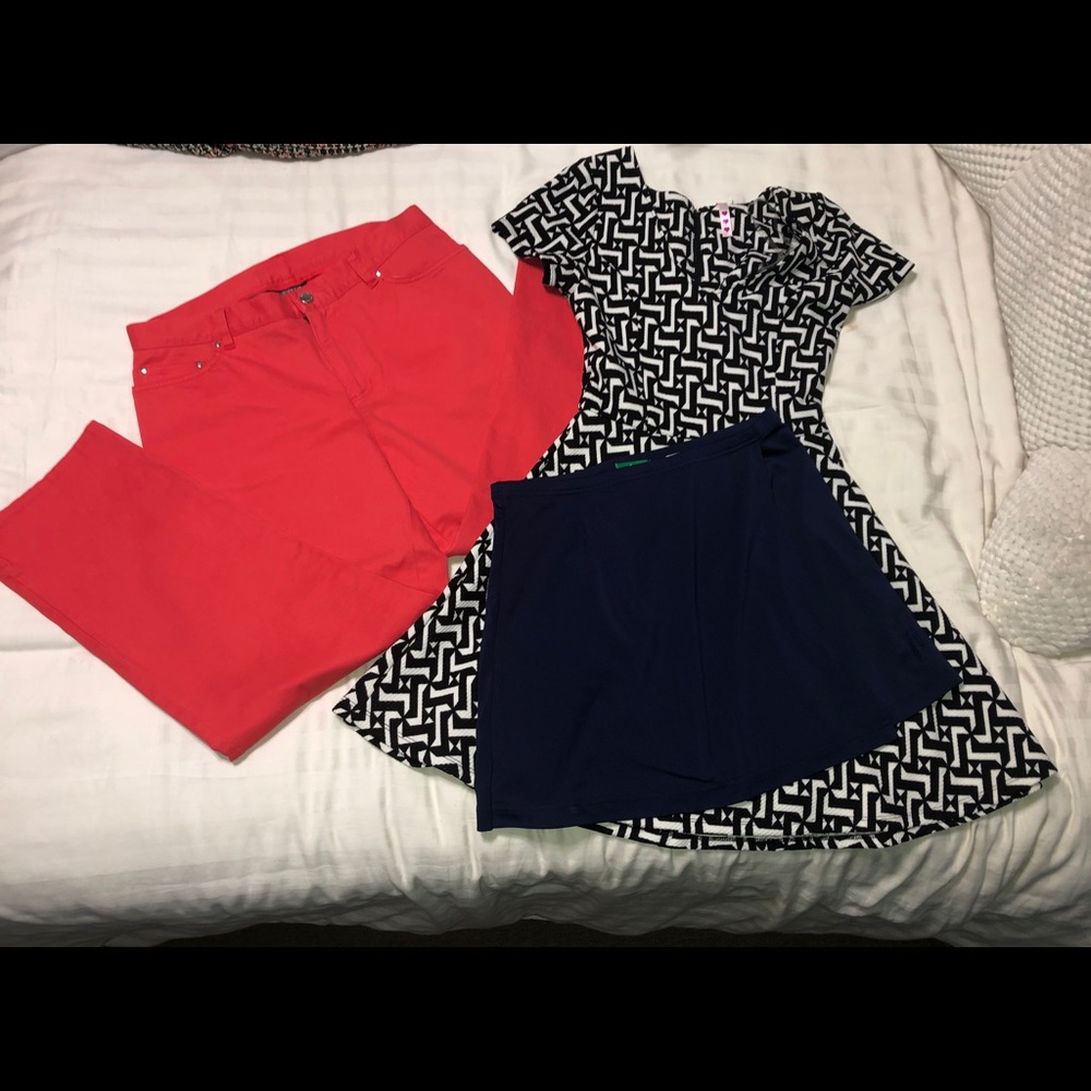Women’s Medium Bundle: Dress, Skirt & Pants